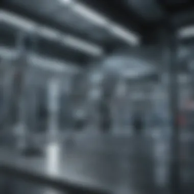 A Glimpse into Advanced Medical Technologies Futuristic laboratory showcasing advanced medical technologies