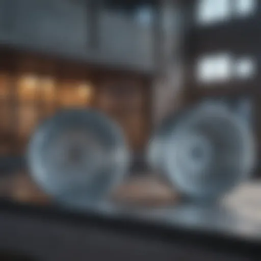 Types of glazing insulation materials in a modern building