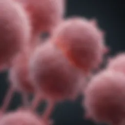 Diagram illustrating the molecular characteristics of triple negative breast cancer cells