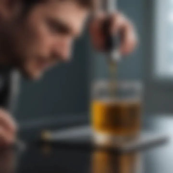 Demonstration of proper oil sampling technique using the Signum kit