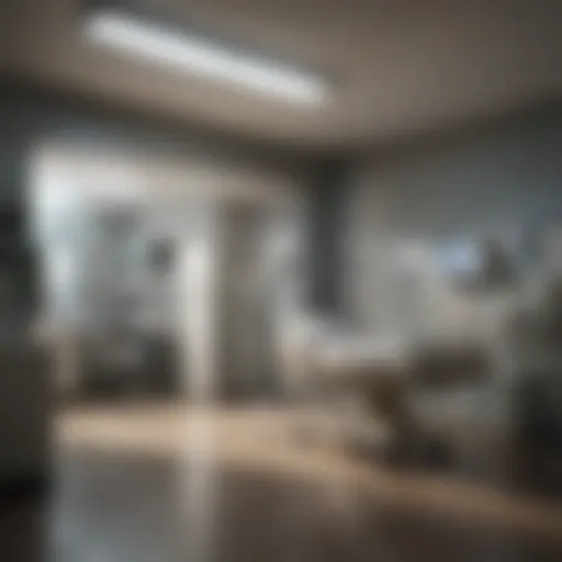 Hospital emergency room during a crisis