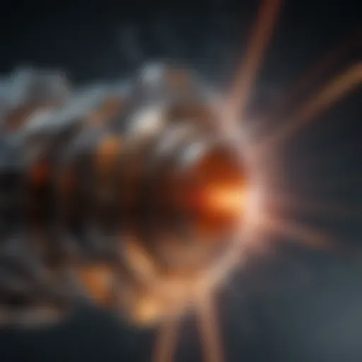 Schematic representation of laser fusion principles