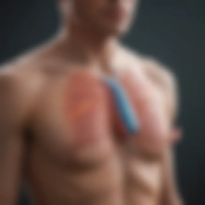 Chart depicting treatment options for cystic lung cancer