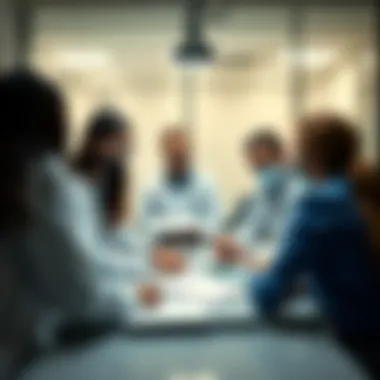 Collaboration Among Healthcare Providers Interdisciplinary team meeting