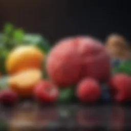 A vibrant selection of antioxidant-rich foods.