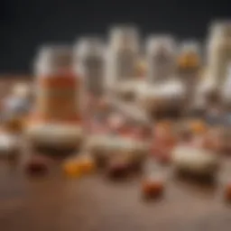 Illustration depicting various dietary supplements