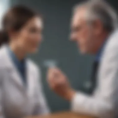 Consultation on COPD Management Doctor discussing treatment options with a patient