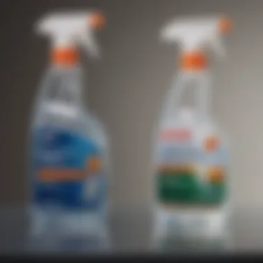 Comparative chart of disinfectants and their efficacy