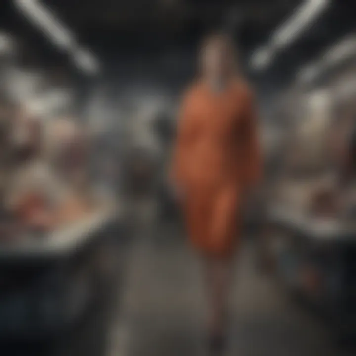 Graph illustrating the socio-economic factors of fast fashion