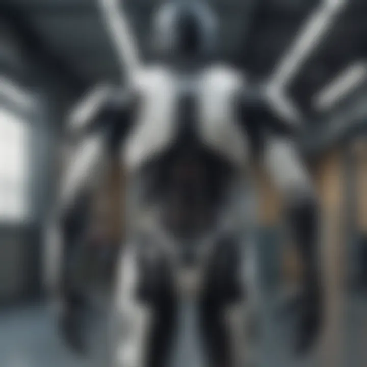 A cutting-edge exoskeleton designed for rehabilitation.