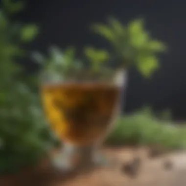 Natural Herbal Remedies for Bladder Health A serene depiction of natural herbal remedies for bladder health.