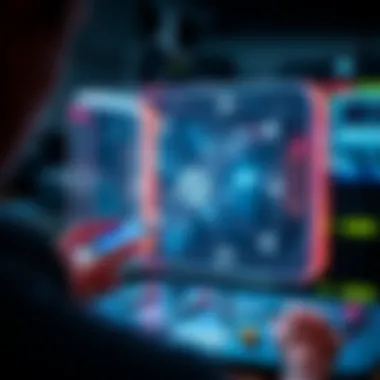Augmented reality used in physics to demonstrate complex concepts.