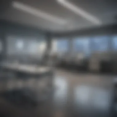 Modern classroom setting for medical education