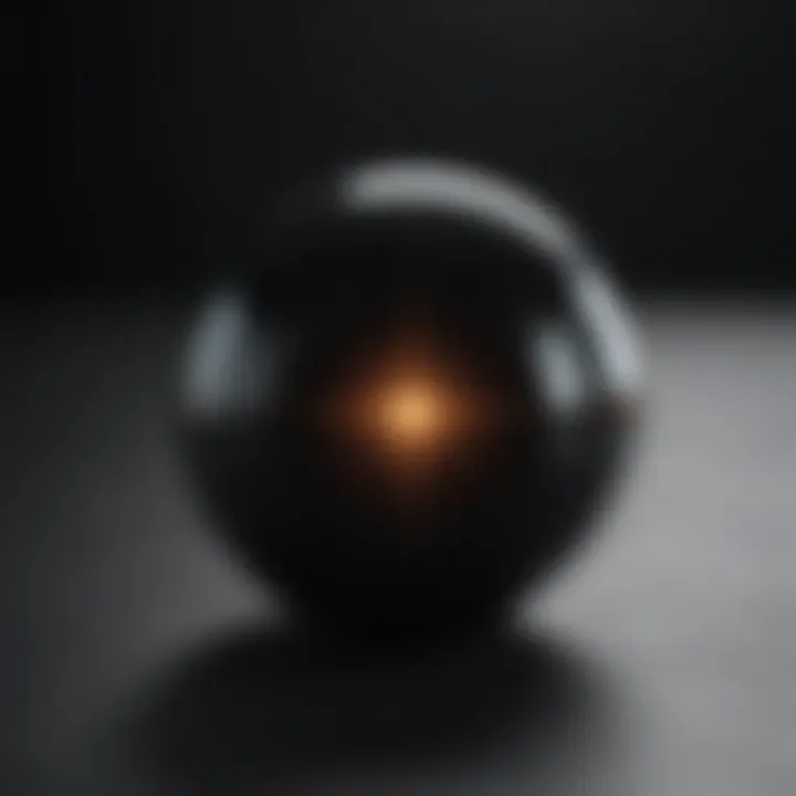 Illustration depicting the absorption and emission of light in black materials.