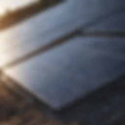 A futuristic solar panel installation showcasing innovative technology.