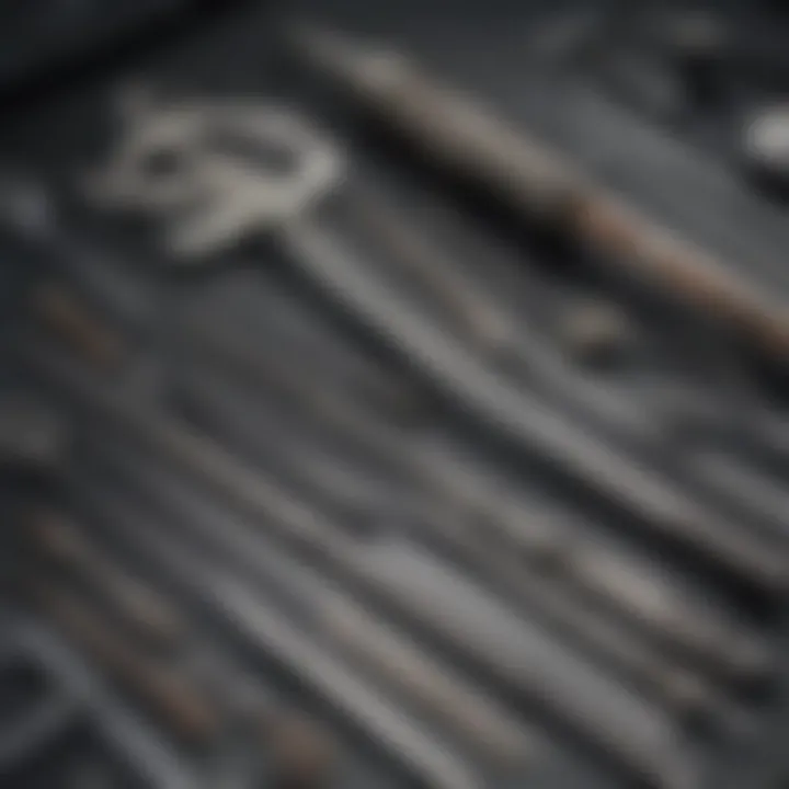Close-up of Da Vinci Surgical Instruments