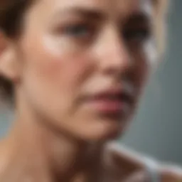 Visual representation of hormonal changes