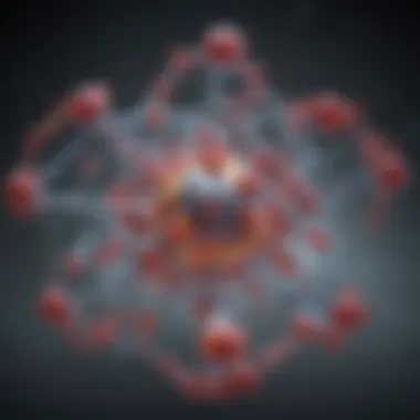 Molecular structure representation of neuroaid highlighting its active components.