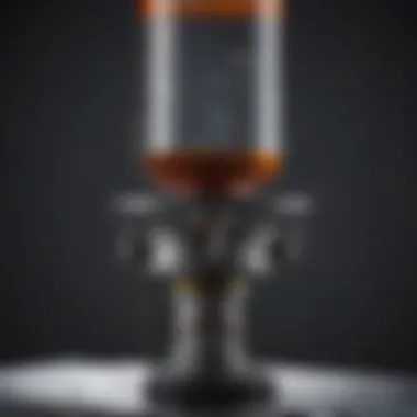 Visual representation of oil thermal conductivity measurement apparatus