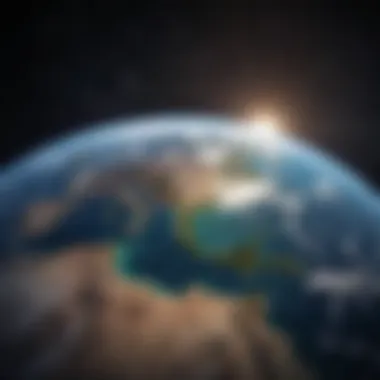 Earth Sciences: A Global Perspective A breathtaking image of the Earth taken from space, symbolizing earth sciences.