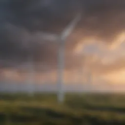 Wind Turbines Harnessing Renewable Energy