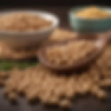Soy as a Key Component in Weight Loss Diet A balanced meal featuring soy as a key component in a weight loss diet.
