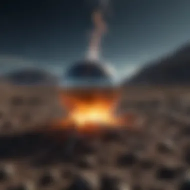 Visual representation of methane's contribution to climate change