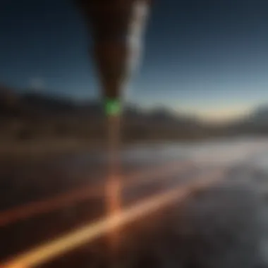 Laser Innovations in Earth Sciences An image illustrating laser applications in earth sciences