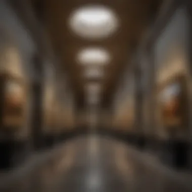 Exploring the Rich Galleries Interior galleries filled with historical exhibits