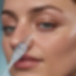 Visualization of plasma liquid nasal spray technology components