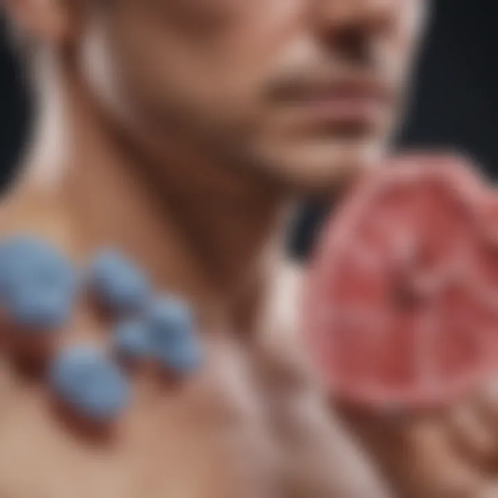 Illustration depicting various forms of pneumonia