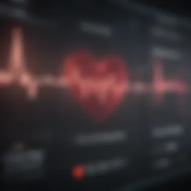 Heart Rate Data Insights Visualization Graphical representation of heart rate data and insights