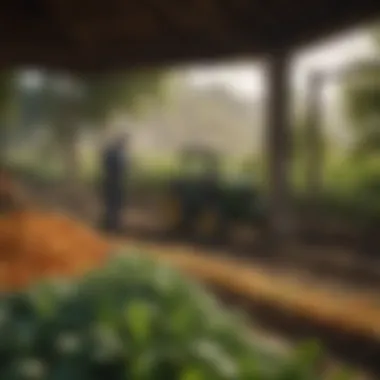 Diversity in Agriculture A thriving agricultural landscape showcasing diverse crops.