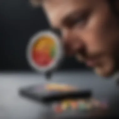 Microscopic Examination of Paint Chips A forensic scientist examining paint chips under a microscope