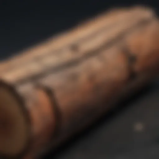 Visual representation of log transformation effects on data distribution
