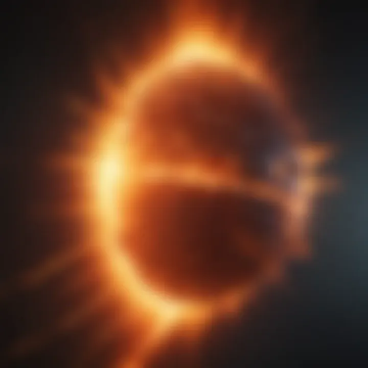 A stunning view of solar flares erupting from the surface of the Sun