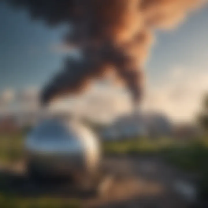 Greenhouse Gas Emissions Visual representation of increased greenhouse gas emissions
