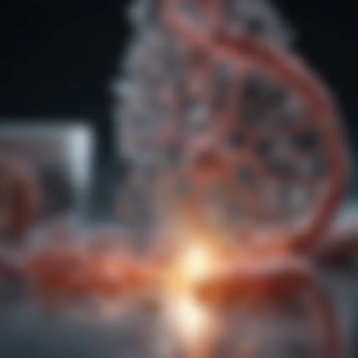 An illustration depicting emerging therapies for COPD management.