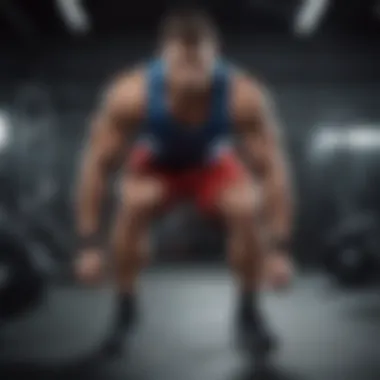 Athlete performing an intense workout, representing the impact of supplements on performance