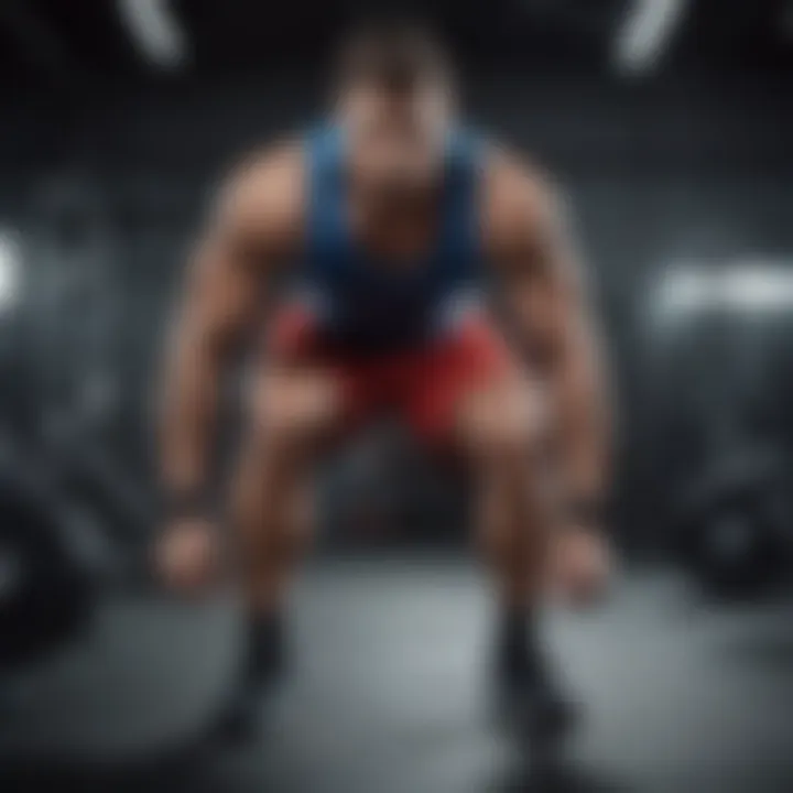 Athlete performing an intense workout, representing the impact of supplements on performance