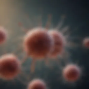 Bacteriophages in Action Illustration of bacteriophages attacking bacteria