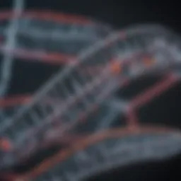 DNA strands representing genetic insights