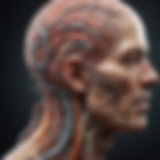 Neuroanatomy illustrating connection between MS and memory