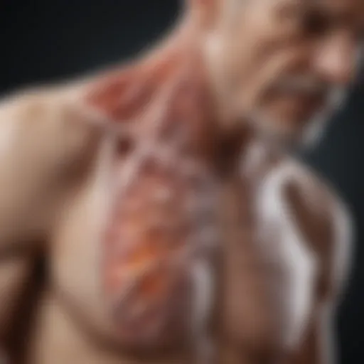 Diagram illustrating the connection between COPD and osteoporosis