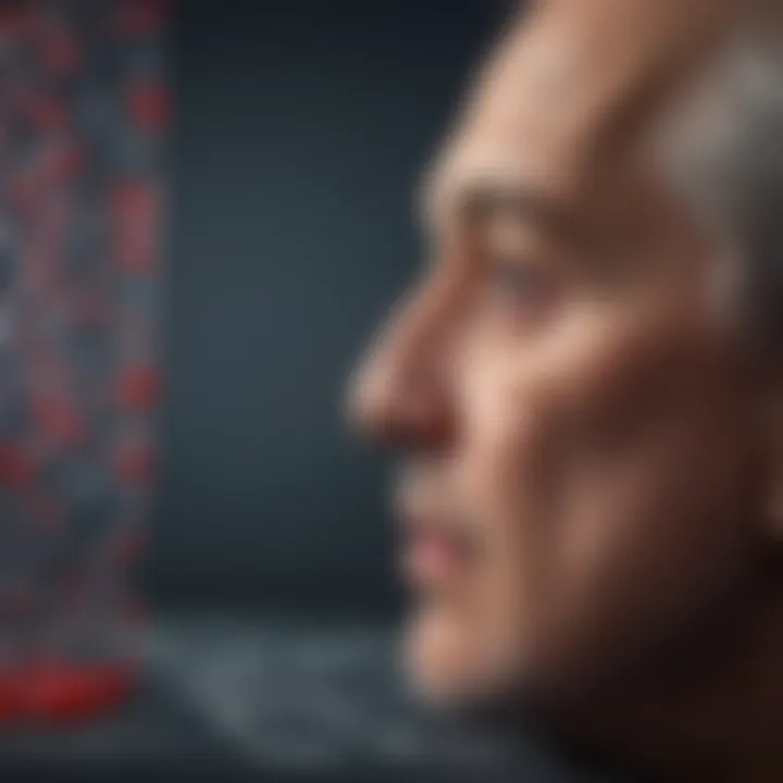 Graph showing the epidemiological data connecting diabetes with Alzheimer's risk.