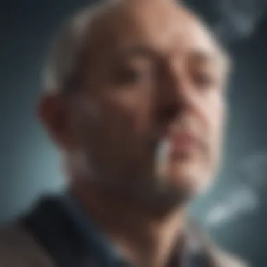 Visual representation of the smoking cessation journey