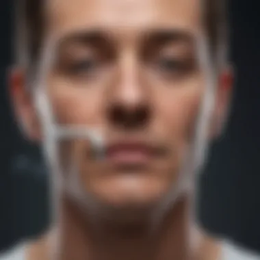 Diagram showing risk factors associated with COPD