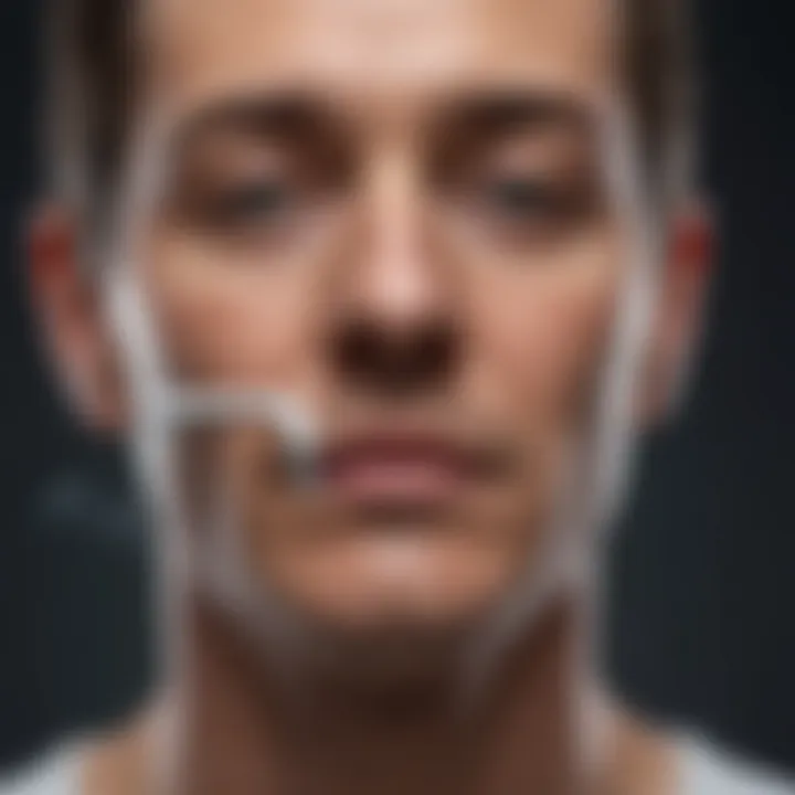 Diagram showing risk factors associated with COPD
