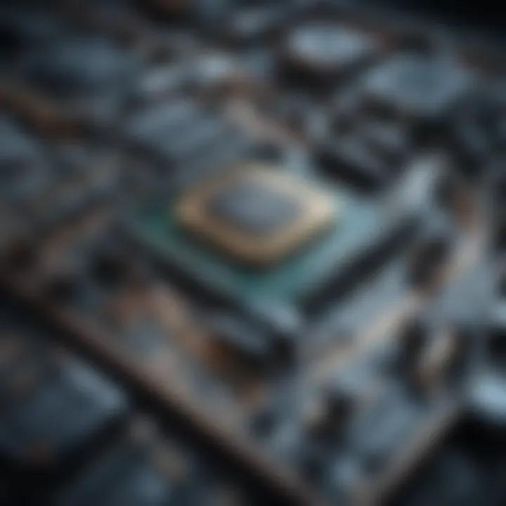 A futuristic depiction of advanced circuit board technology highlighting innovations.