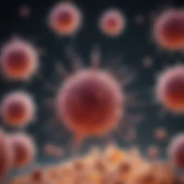 Immune Cells and Antibody Generation Detailed diagram of immune cells involved in antibody generation